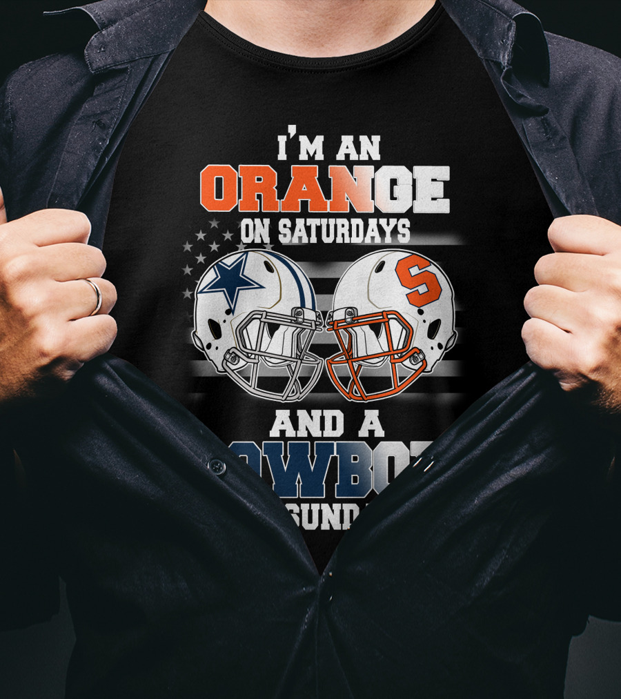 I'm An Orange On Saturdays And A Cowboy On Sundays T-Shirt