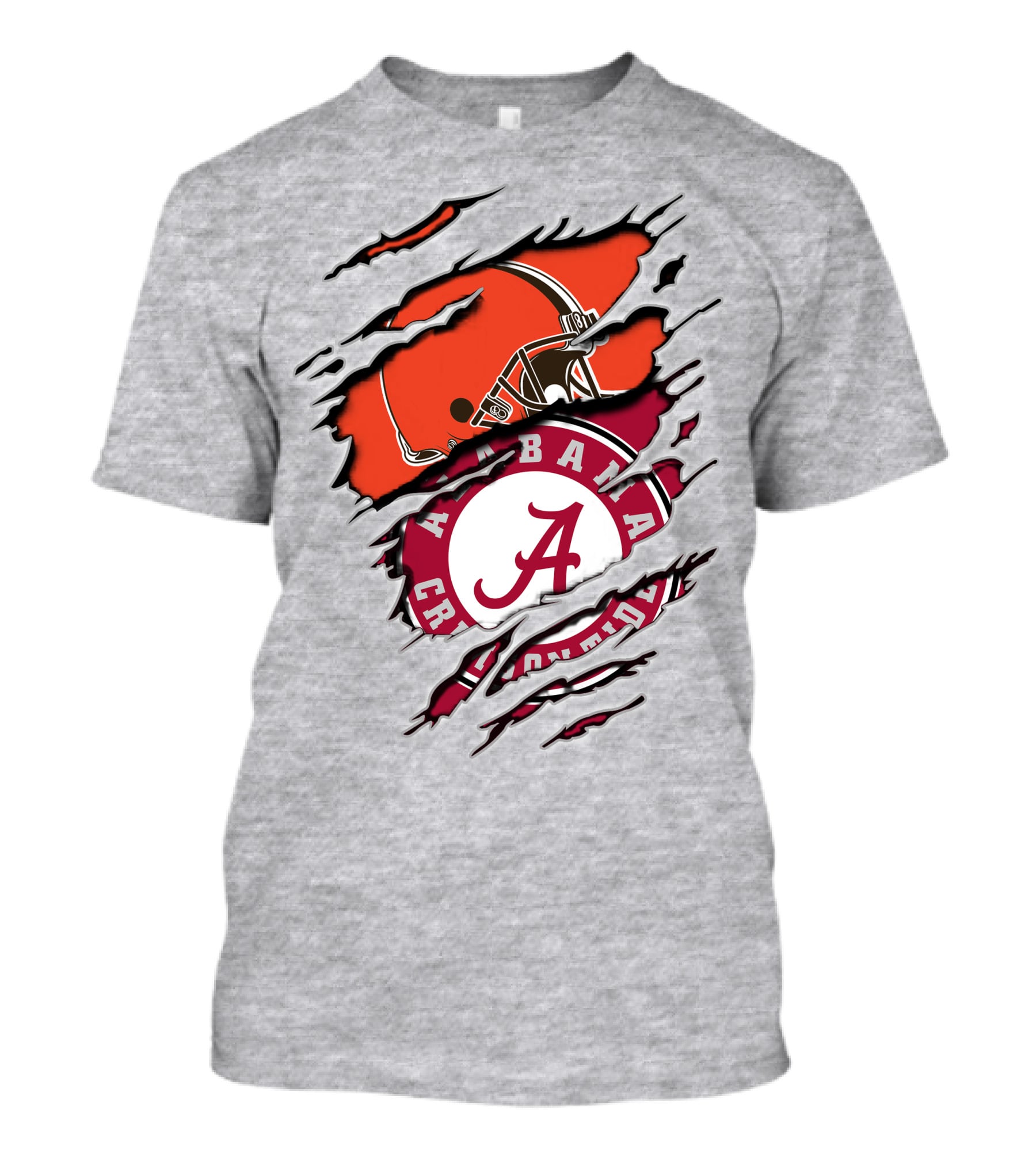 Cleveland Browns Alabama Crimson Tide Fan T-Shirt