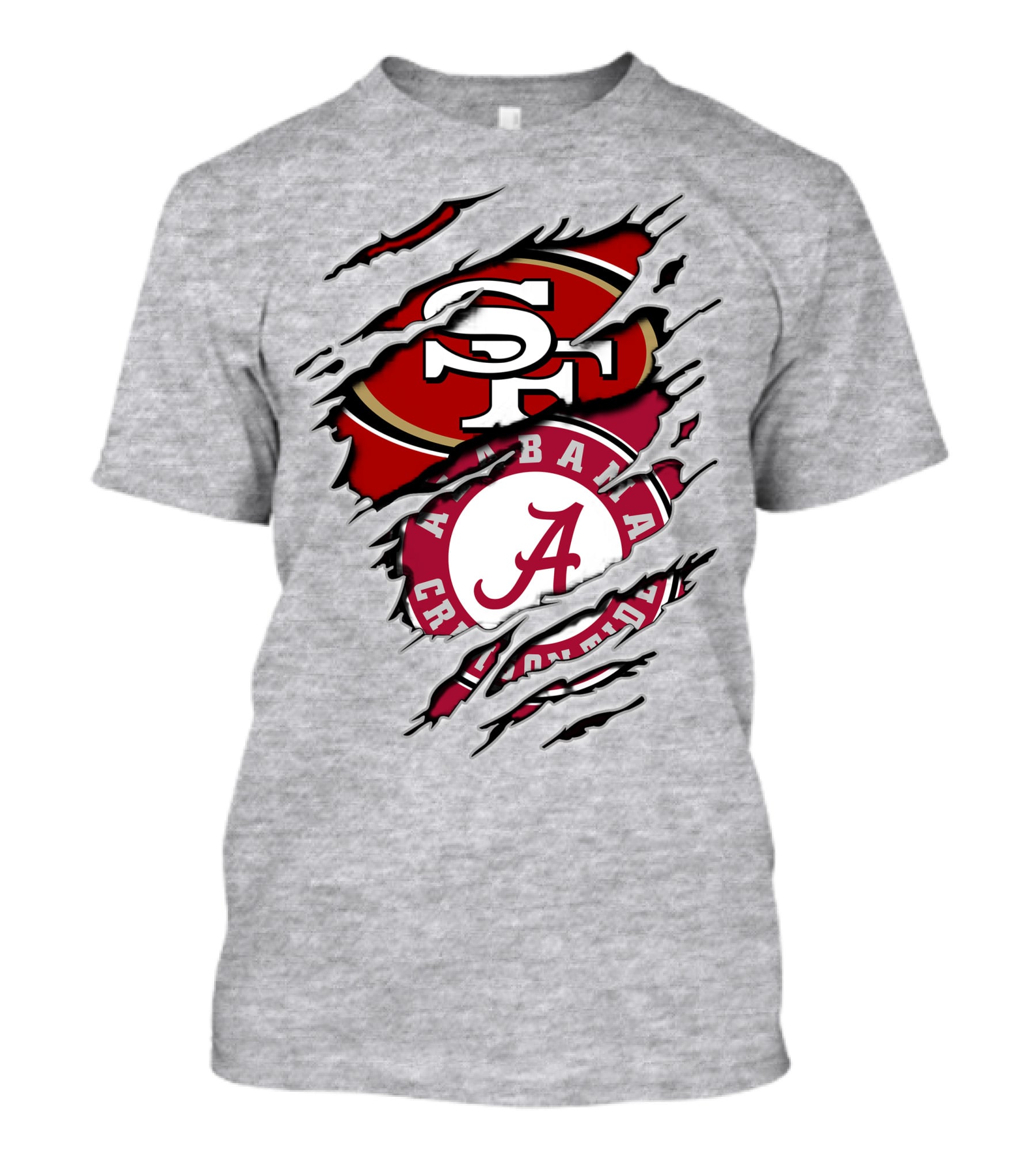 San Francisco 49ers Alabama Crimson Tide Fans T-Shirt