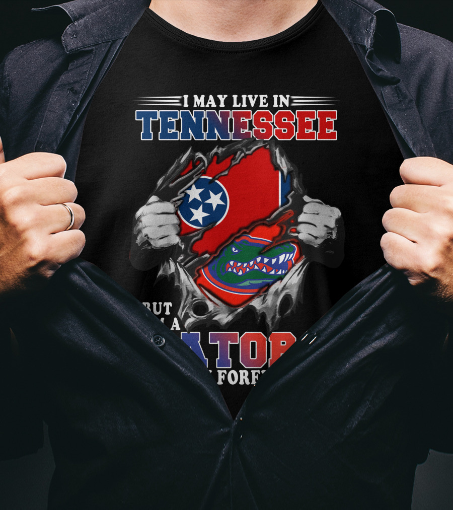 Tennessee Living Gators Fan Forever Gators-Tennessee T-Shirt