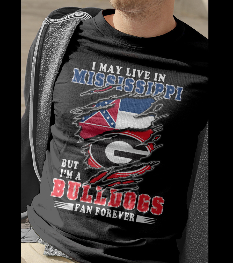 Mississippi Resident Georgia Bulldogs Fan Forever T-Shirt