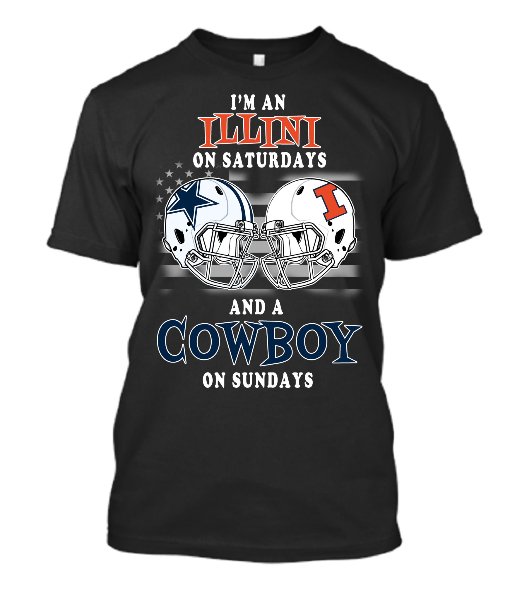 I'm An Illini On Saturdays And A Cowboy On Sundays T-Shirt