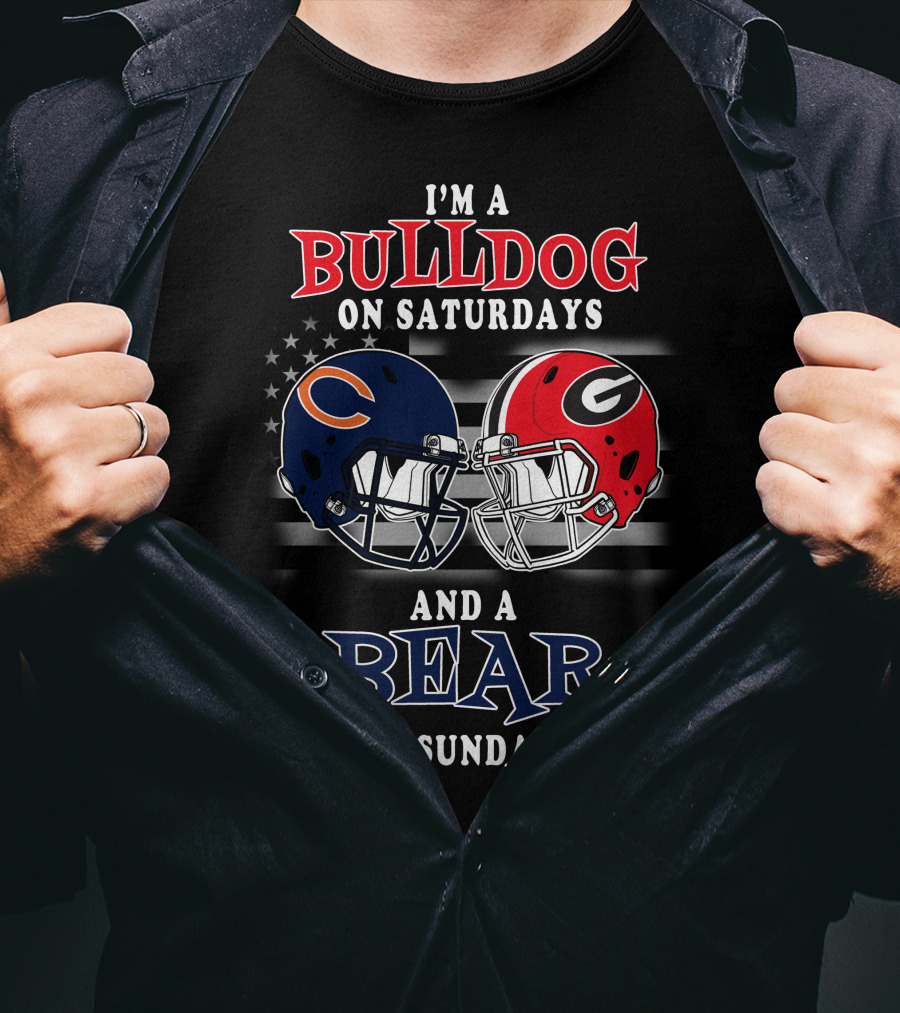 I'm A Bulldog On Saturdays And A Bear On Sundays T-Shirt