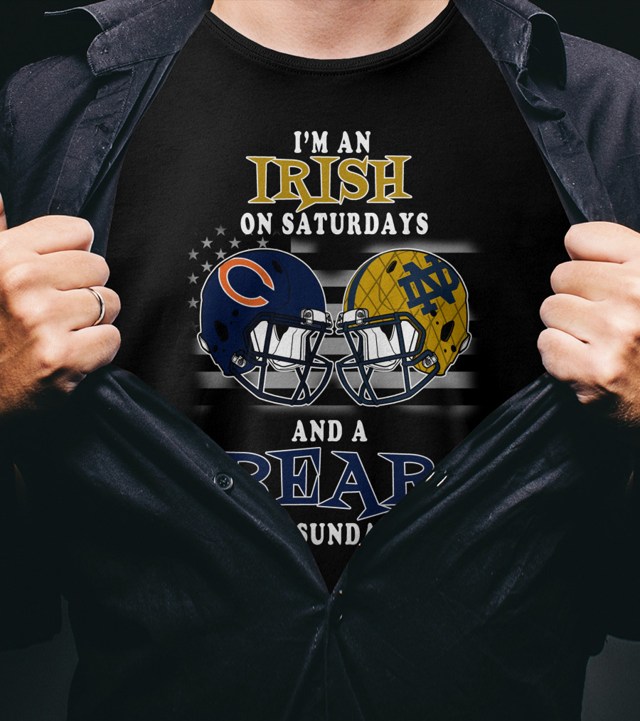 I'm An Irish On Saturdays And A Bear On Sundays T-Shirt