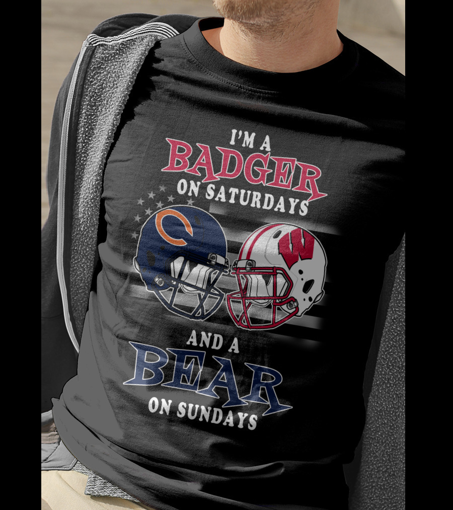 I'm A Badger On Saturdays And A Bear On Sundays T-Shirt