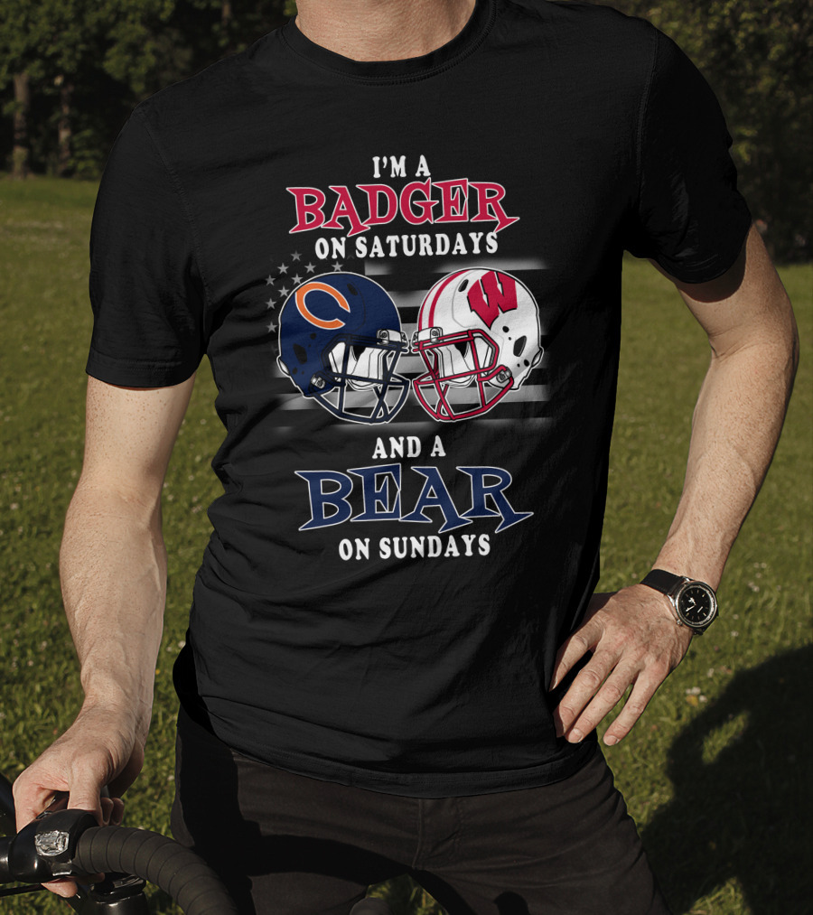 I'm A Badger On Saturdays And A Bear On Sundays T-Shirt