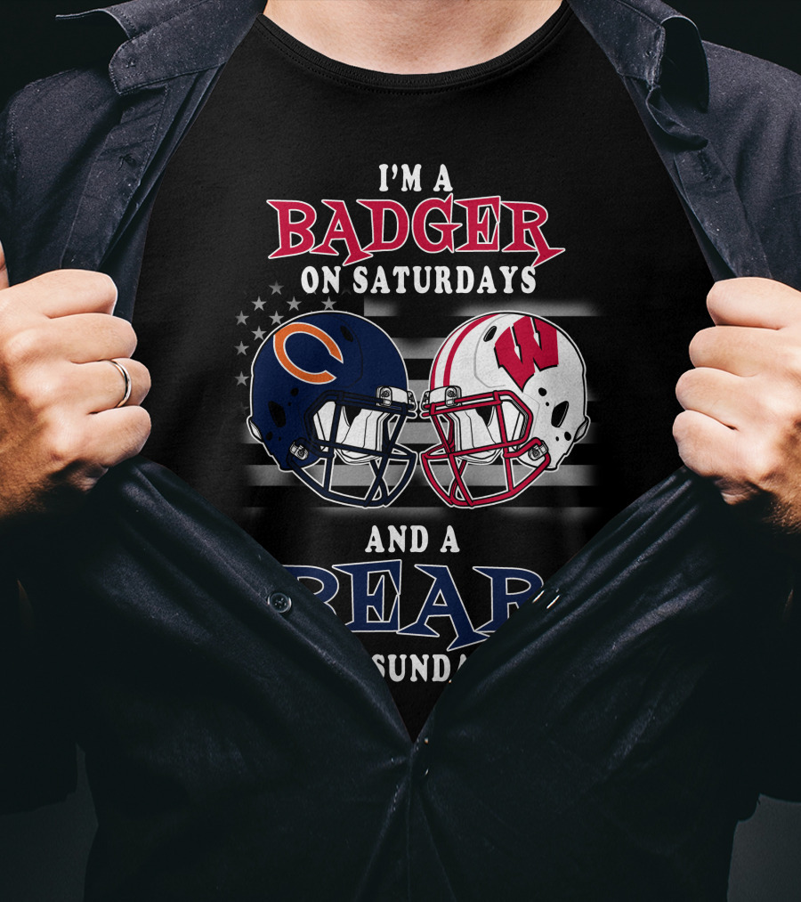 I'm A Badger On Saturdays And A Bear On Sundays T-Shirt