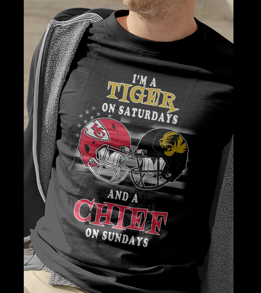 I'm A Tiger On Saturdays And A Chief On Sundays T-Shirt