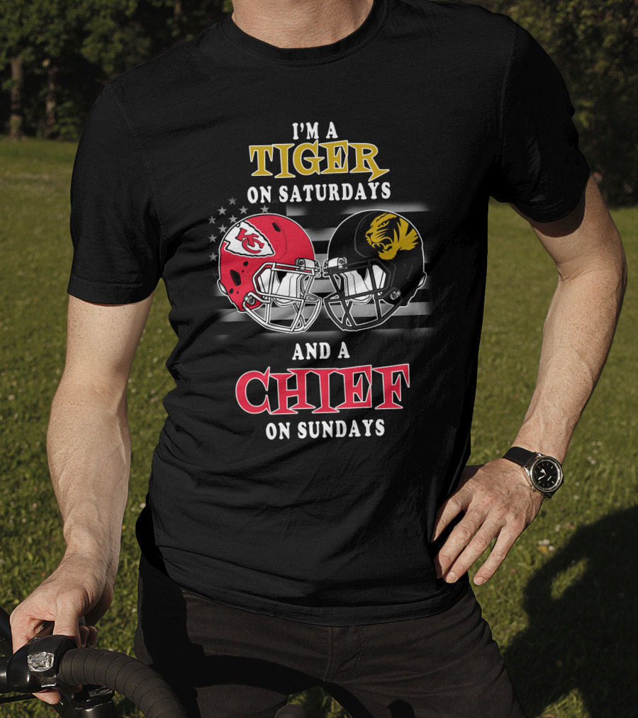 I'm A Tiger On Saturdays And A Chief On Sundays T-Shirt