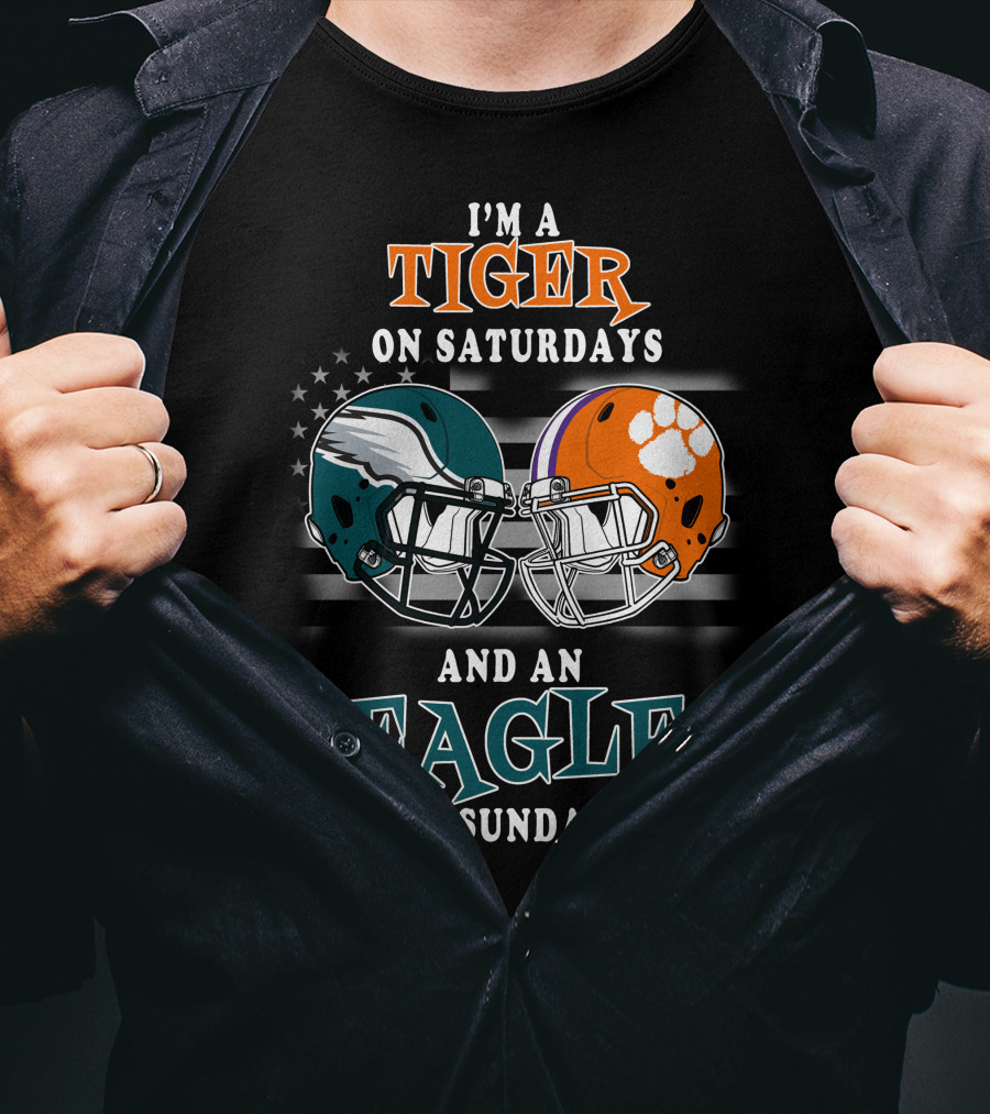 I'm A Tiger On Saturdays And An Eagle On Sundays T-Shirt