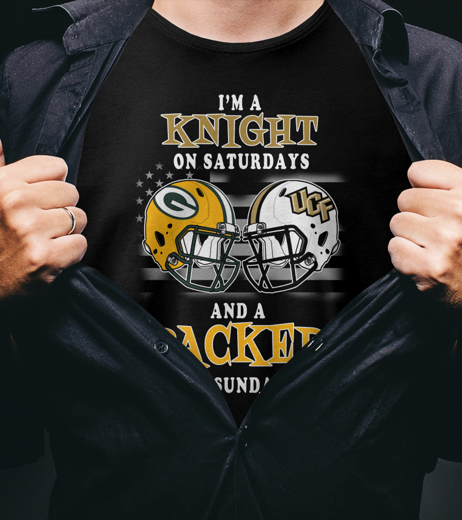 I'm A Knight On Saturdays And A Packer On Sundays T-Shirt