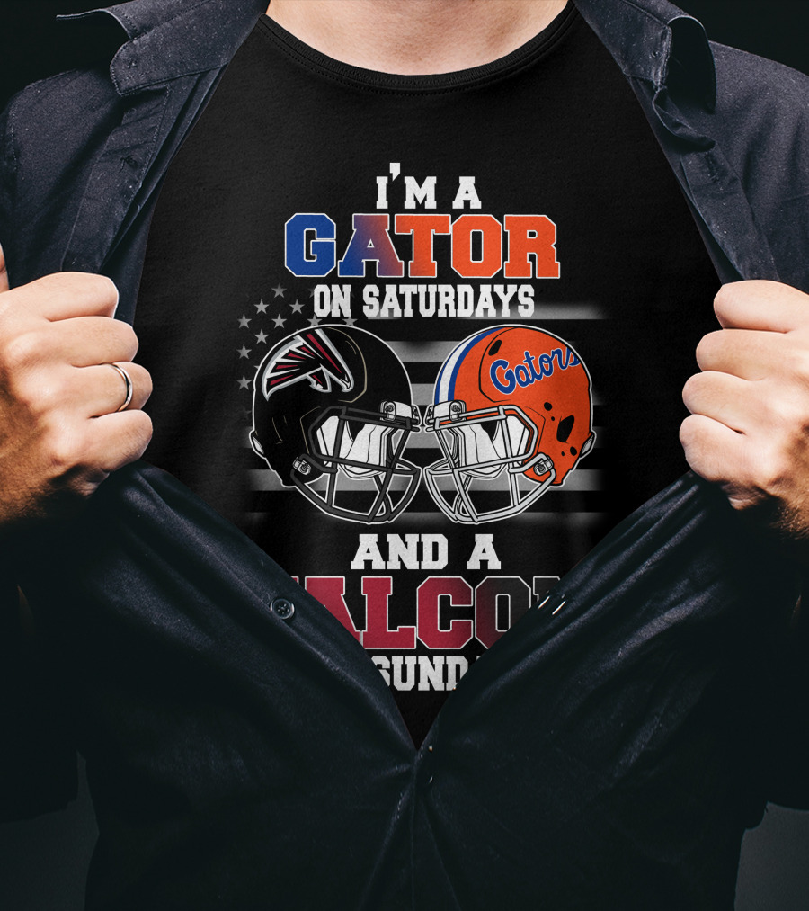 I'm A Gator On Saturdays And A Falcon On Sundays T-Shirt