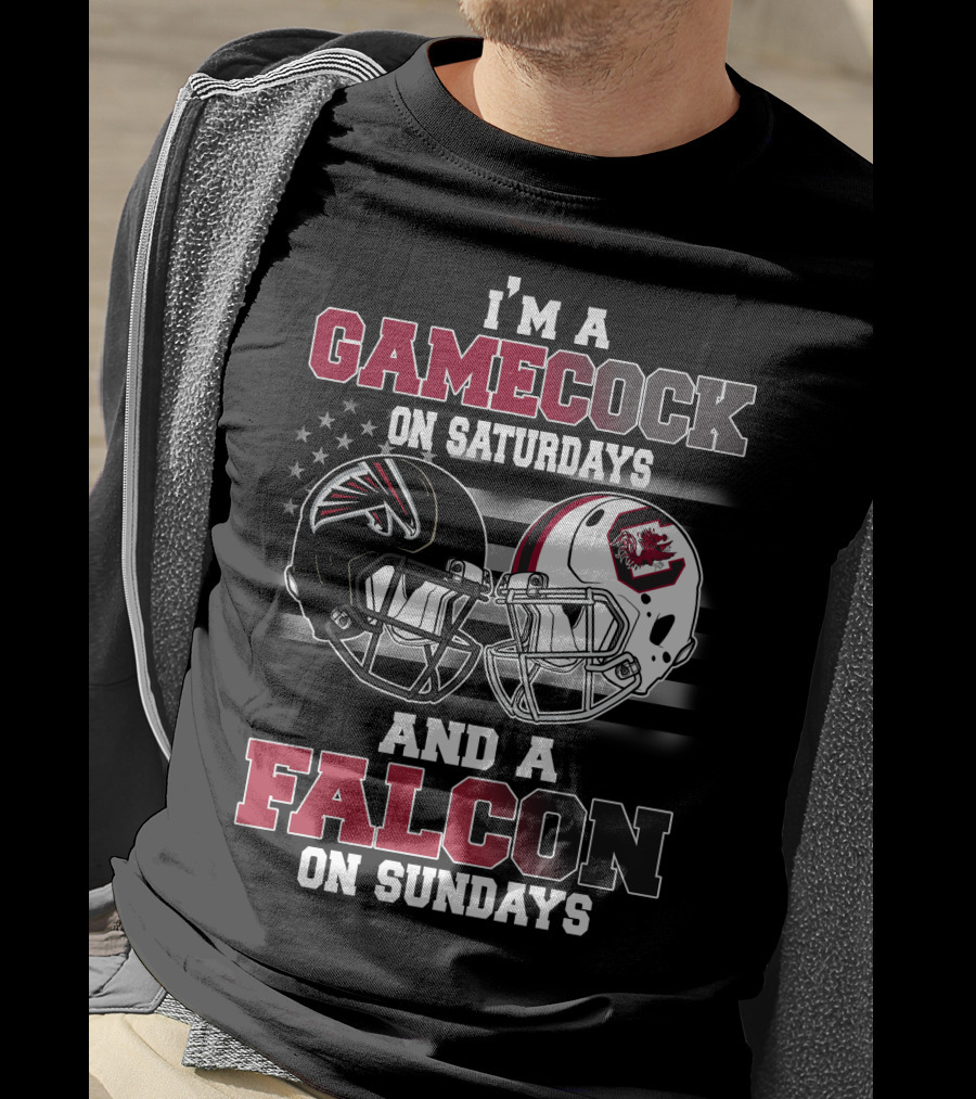 I'm A Gamecock On Saturdays And A Falcon On Sundays T-Shirt