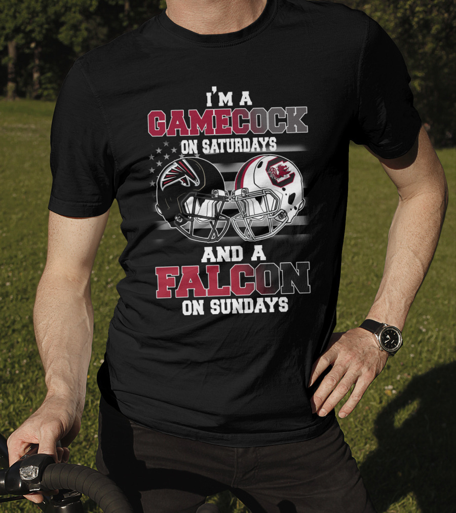 I'm A Gamecock On Saturdays And A Falcon On Sundays T-Shirt