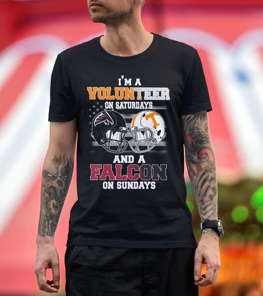 I'm A Volunteer On Saturdays And A Falcon On Sundays T-Shirt