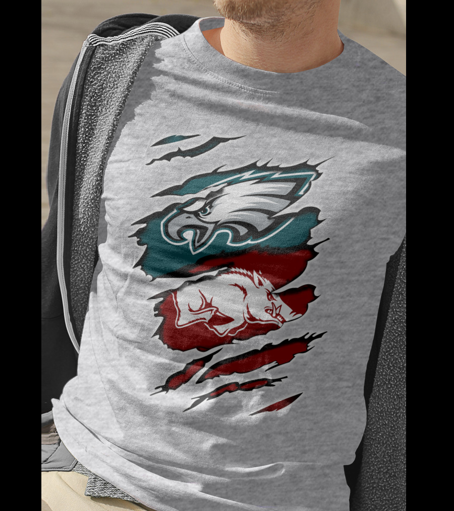Eagles Razorbacks Eagles Razorbacks Football Rivalry T-Shirt