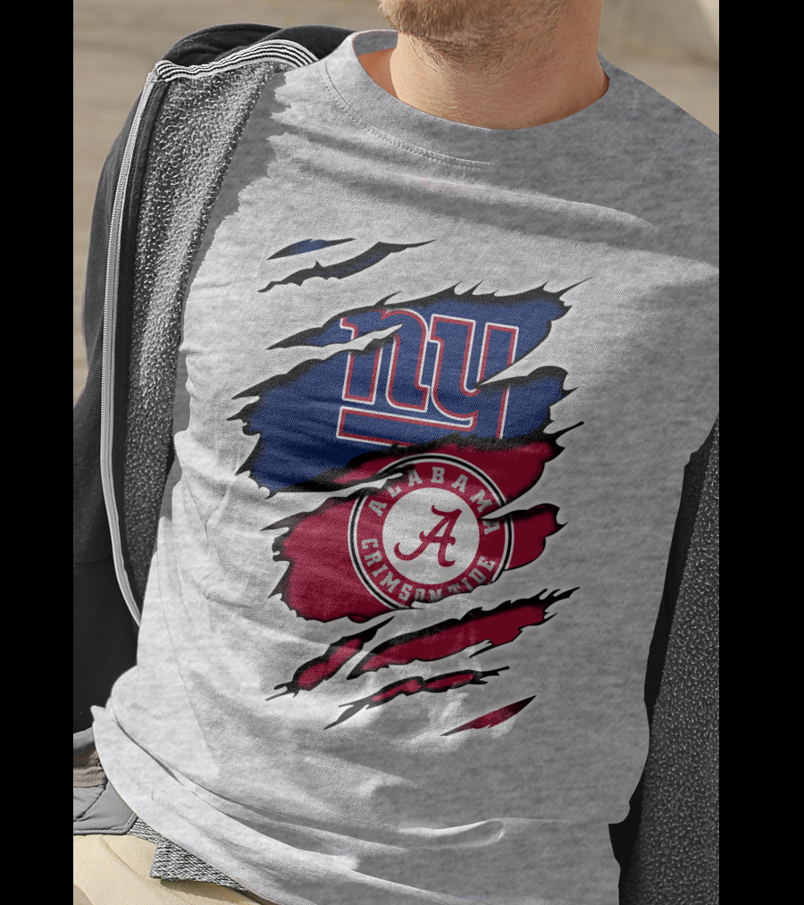 New York Giants Alabama Crimson Tide T-Shirt