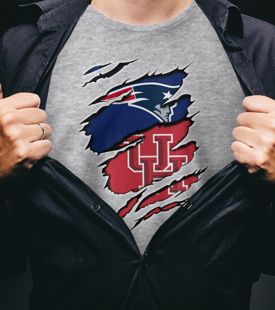Patriots UH Houston Claw Mark Fusion T-Shirt