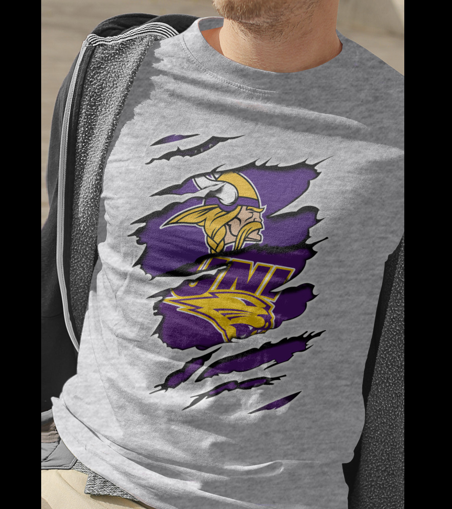 Vikings UNI Panthers Ripped Claw T-Shirt