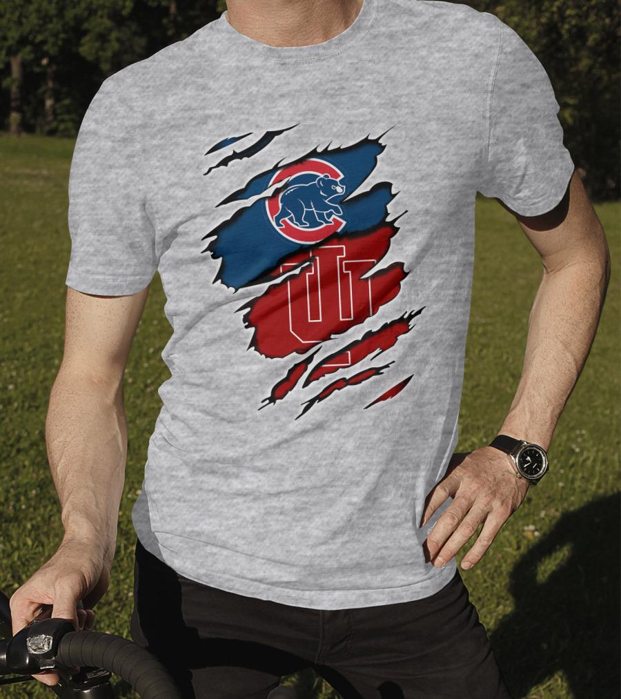 Chicago Cubs Indiana Hoosiers Collaboration T-Shirt