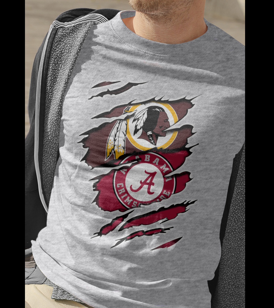 Washington Redskins Alabama Crimson Tide T-Shirt