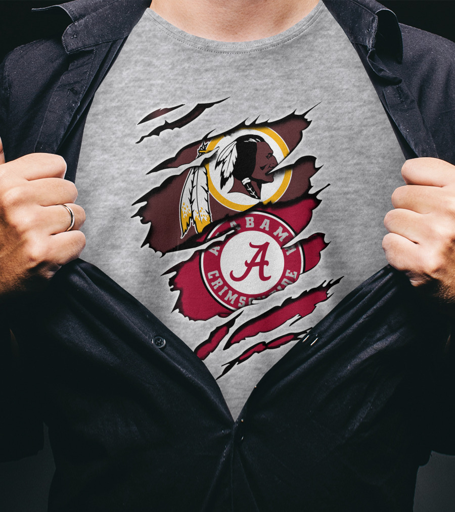 Washington Redskins Alabama Crimson Tide T-Shirt