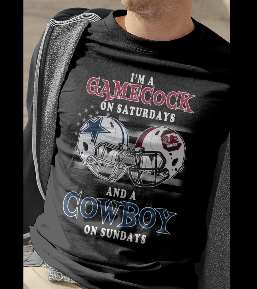 I'm A Gamecock On Saturdays And A Cowboy On Sundays T-Shirt