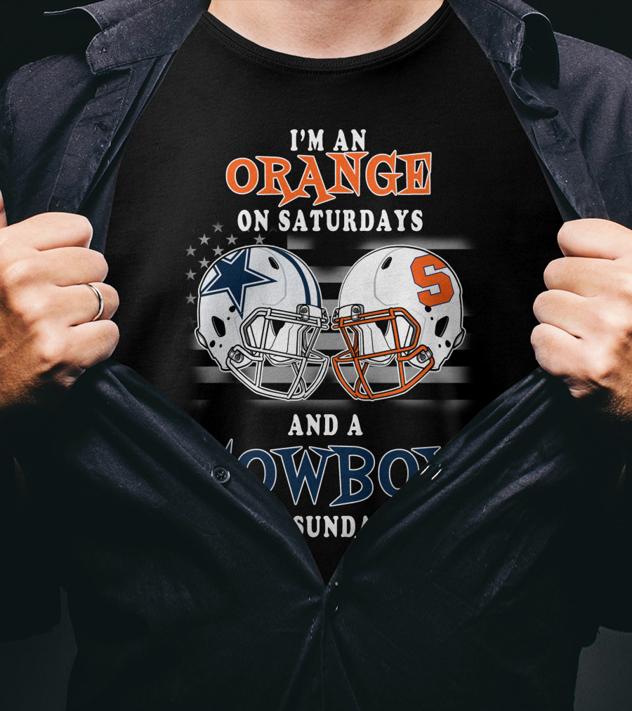 I'm An Orange On Saturdays And A Cowboy On Sundays T-Shirt
