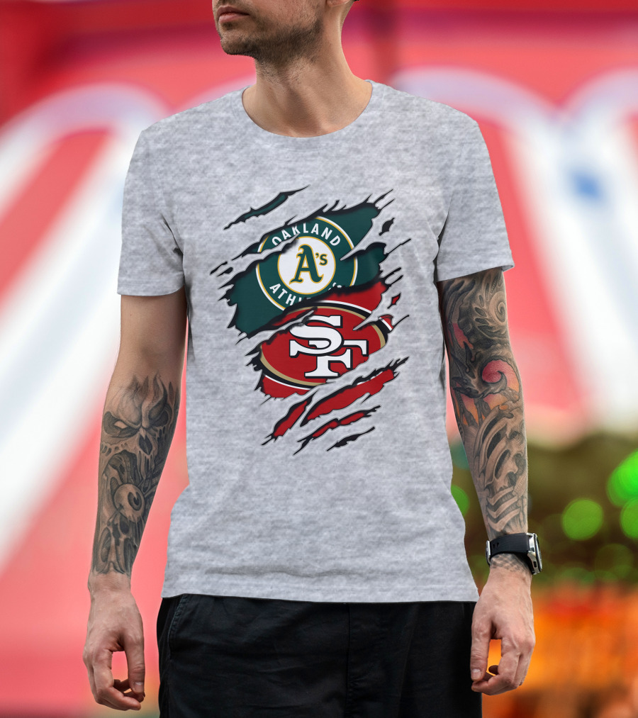 49ers Sf Oakland Athletics A’s Collaboration T-Shirt
