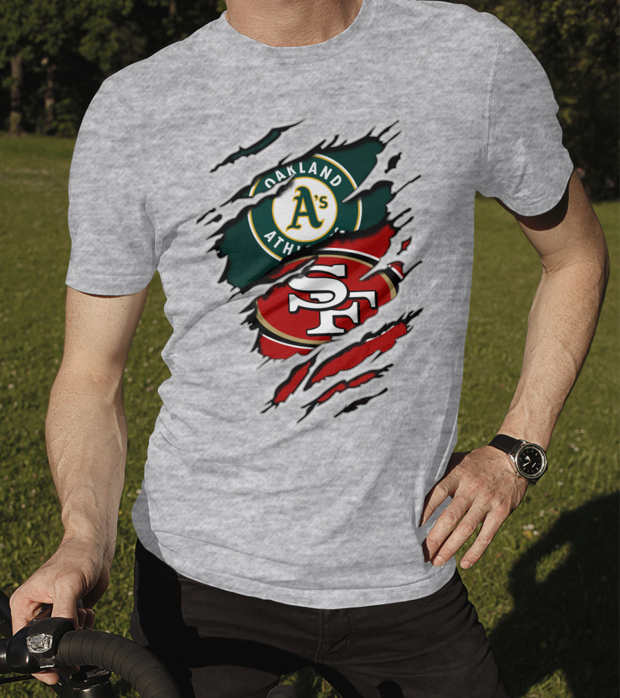 49ers Sf Oakland Athletics A’s Collaboration T-Shirt