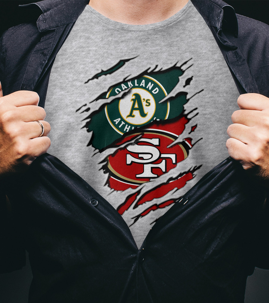 49ers Sf Oakland Athletics A’s Collaboration T-Shirt