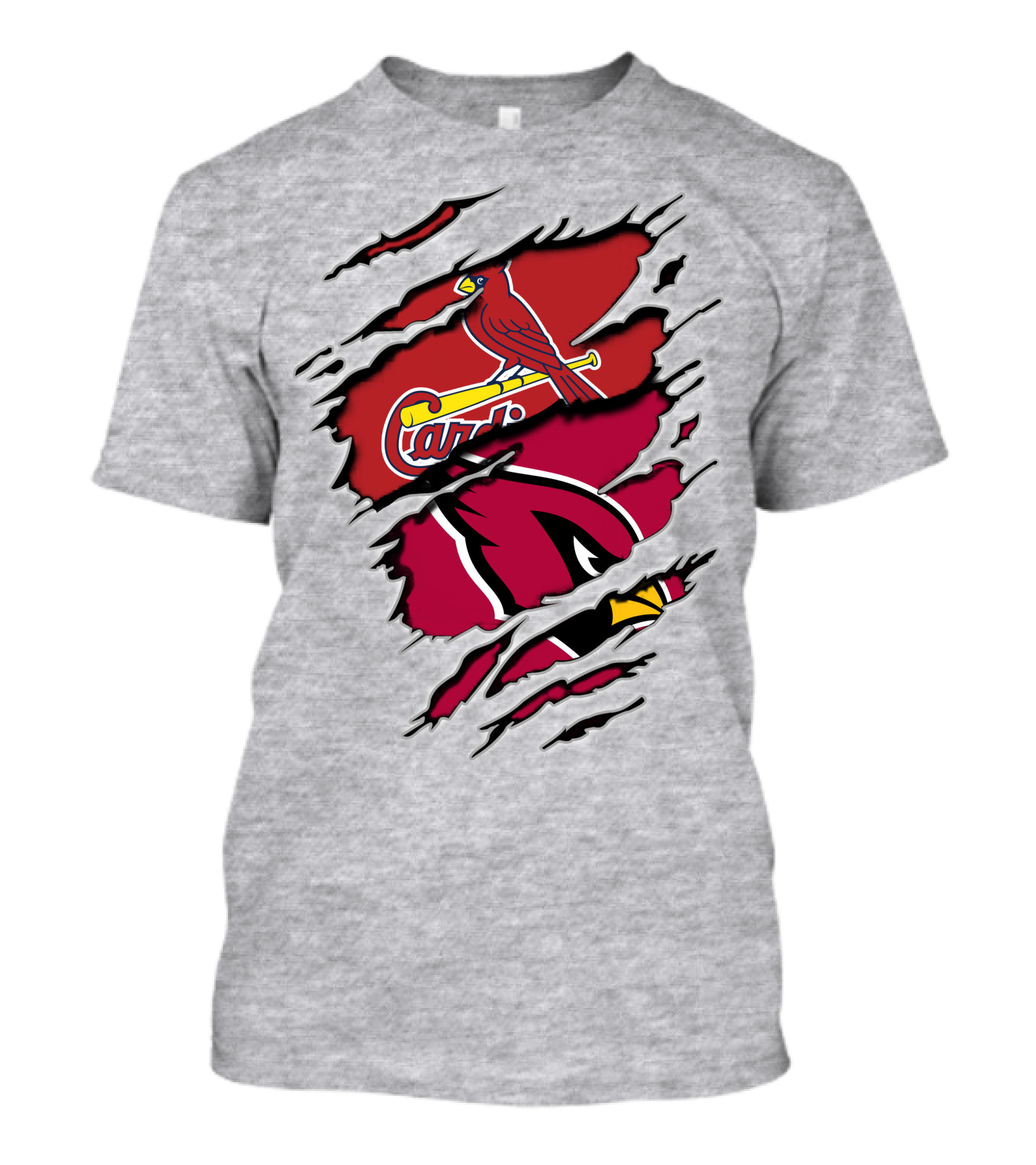Cardinals Louis St. Louis Arizona Sports Crossover T-Shirt