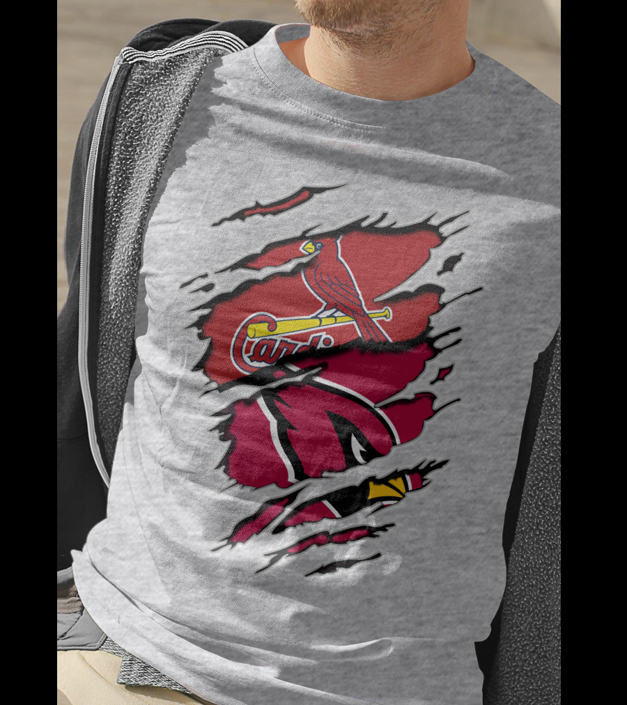 Cardinals Louis St. Louis Arizona Sports Crossover T-Shirt