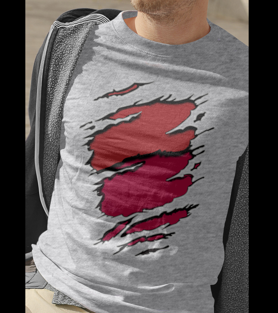 Cardinals Louis Cardinals Red Claw Marks T-Shirt