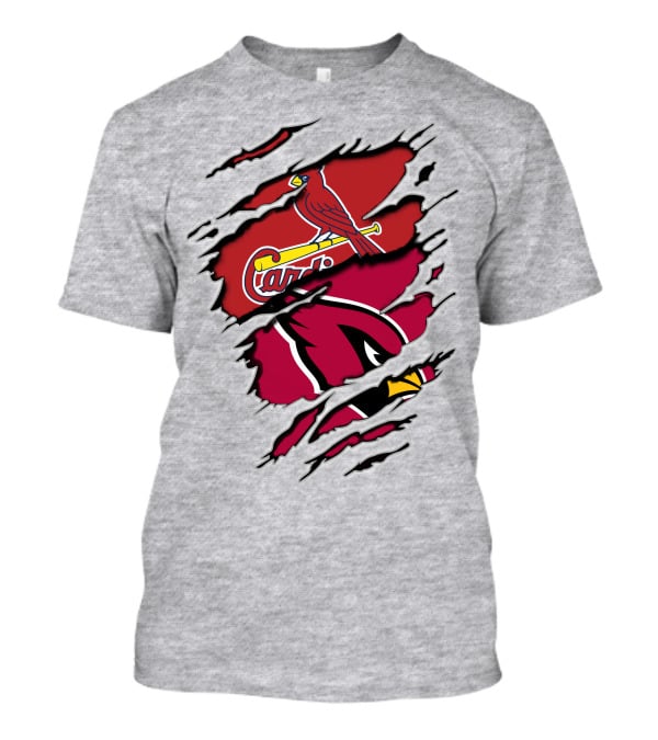 Cardinals St. Louis Arizona Distressed Style Sports Fan T-Shirt