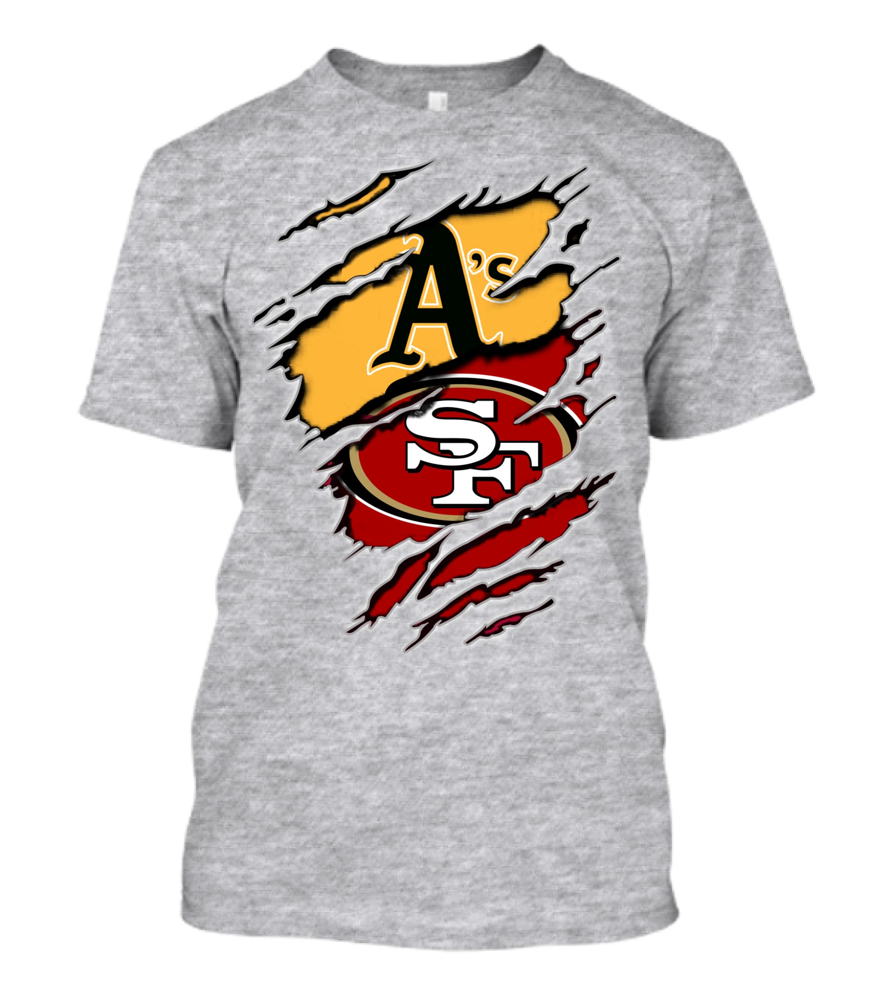 49ers Sf Athletics A's Logo Fusion T-Shirt