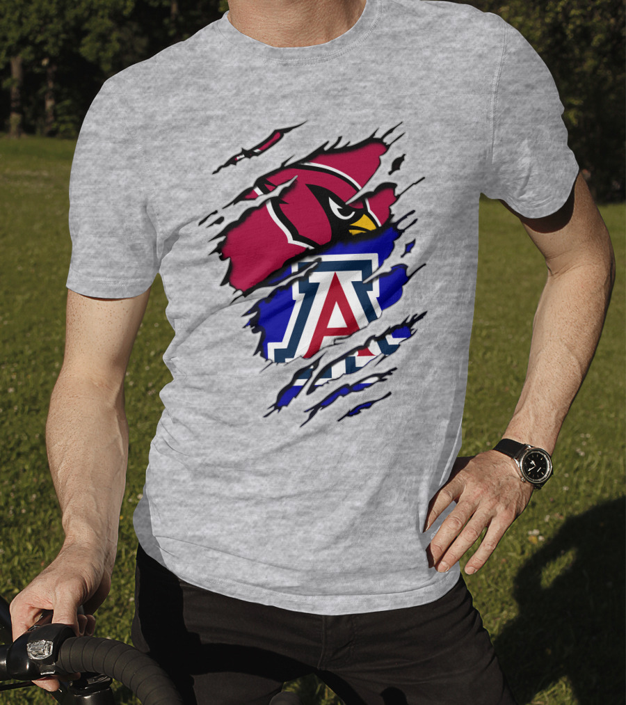 Arizona Cardinals Wildcat Claw Mashup T-Shirt