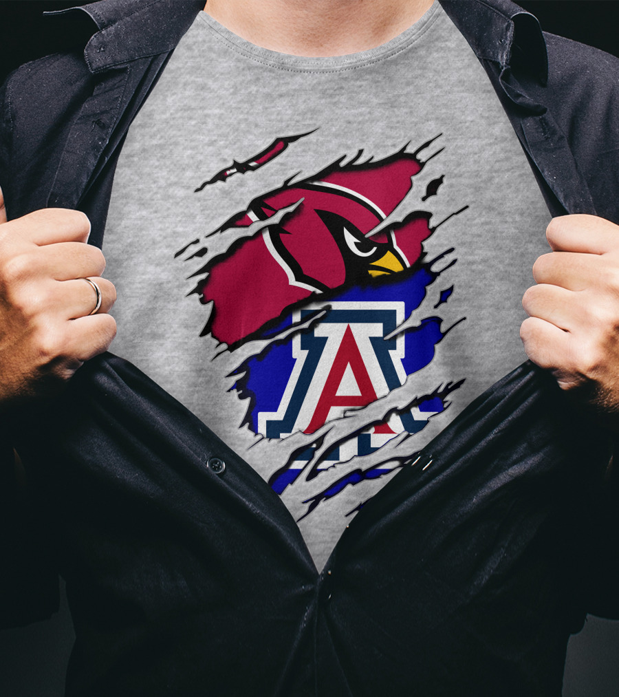 Arizona Cardinals Wildcat Claw Mashup T-Shirt