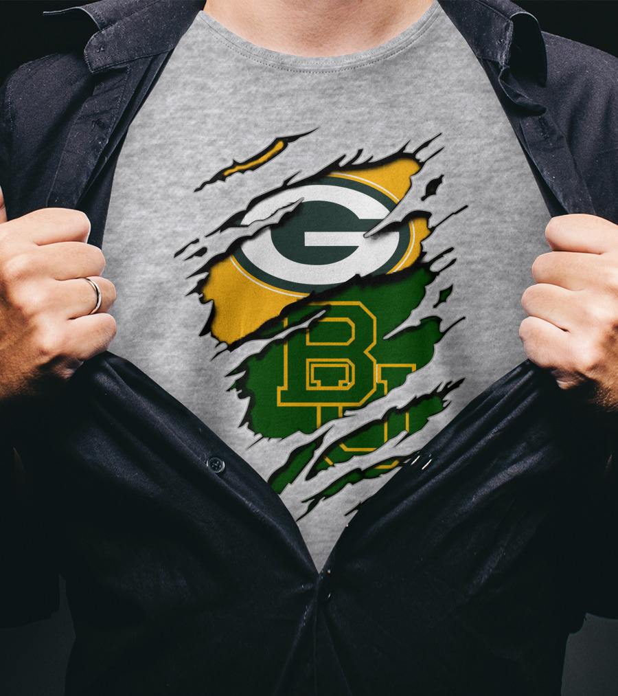 Green Bay Packers Baylor Bears T-Shirt