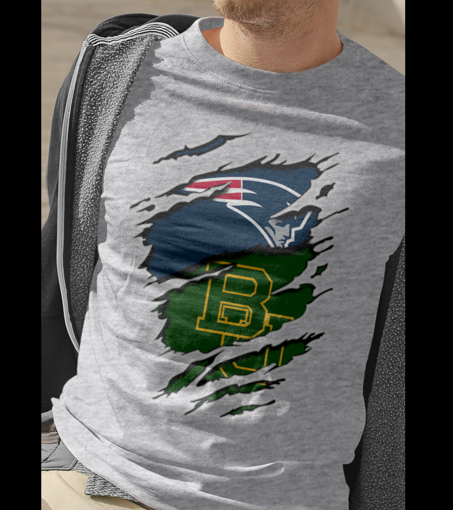 Patriots Baylor BU Logo Mashup T-Shirt