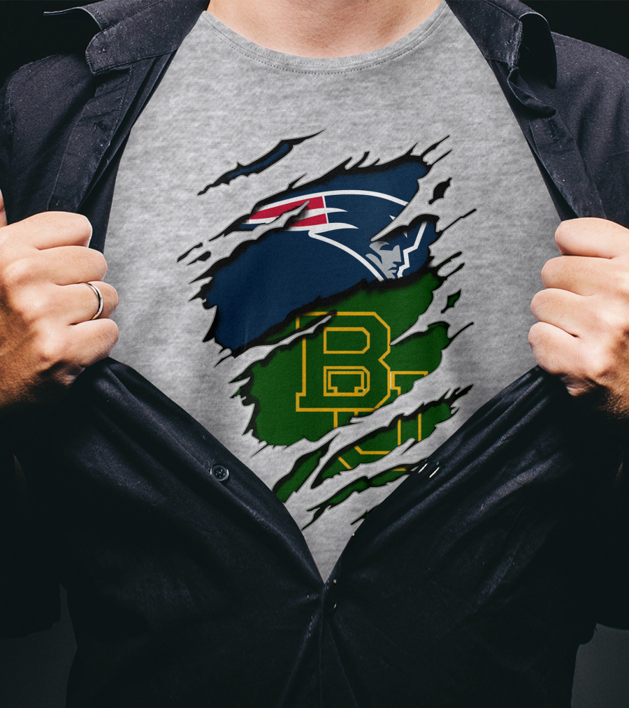 Patriots Baylor BU Logo Mashup T-Shirt