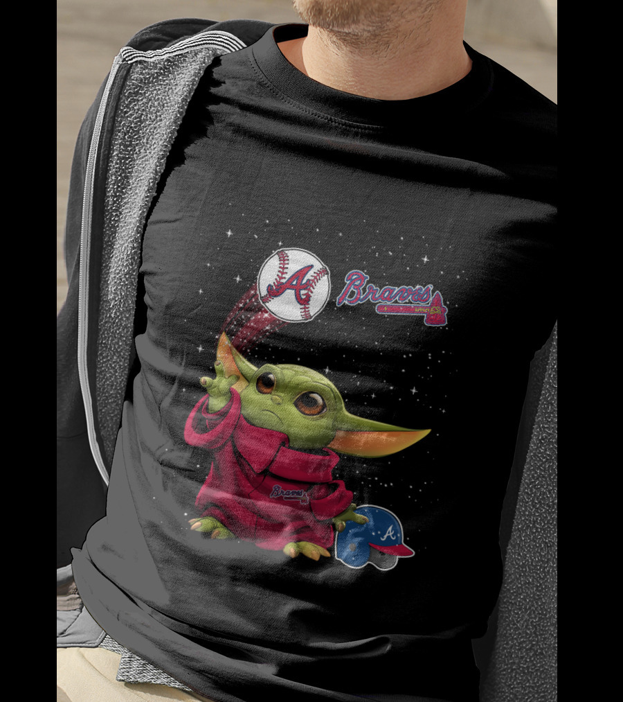 Atlanta Braves Baby Alien Baseball Magic T-Shirt