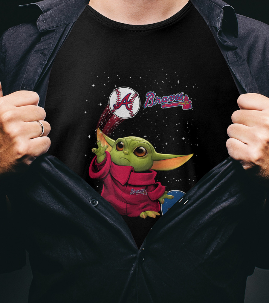 Atlanta Braves Baby Alien Baseball Magic T-Shirt