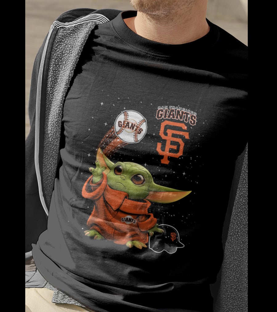 San Francisco Giants Yoda Baseball Magic T-Shirt