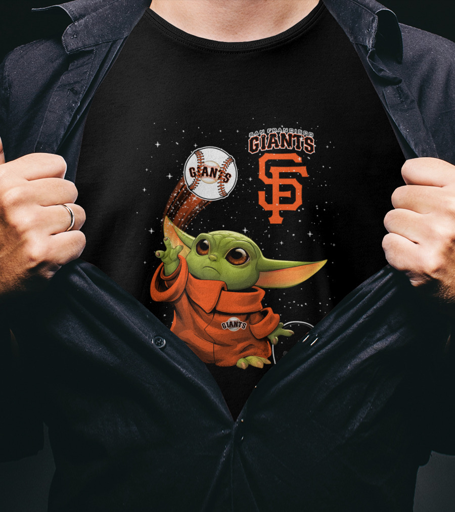 San Francisco Giants Yoda Baseball Magic T-Shirt