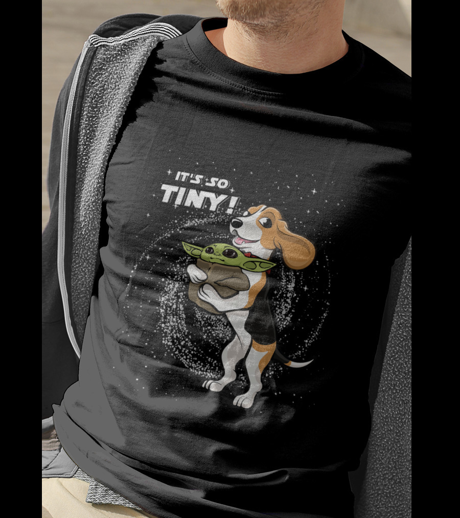 It's So Tiny Baby Yoda Beagle T-Shirt