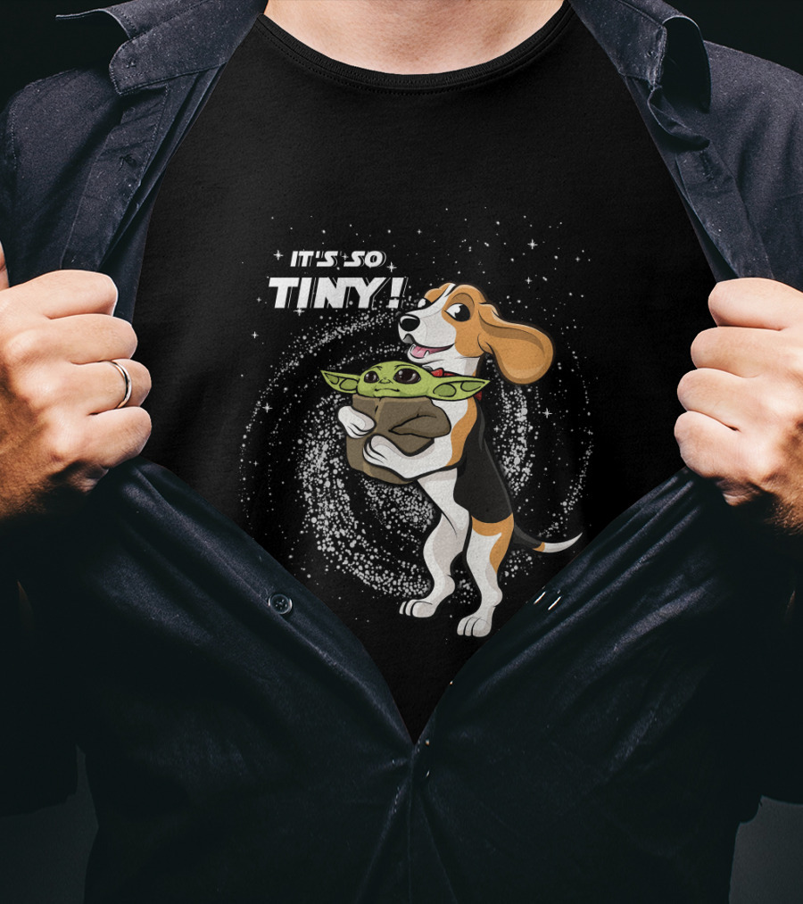 It's So Tiny Baby Yoda Beagle T-Shirt