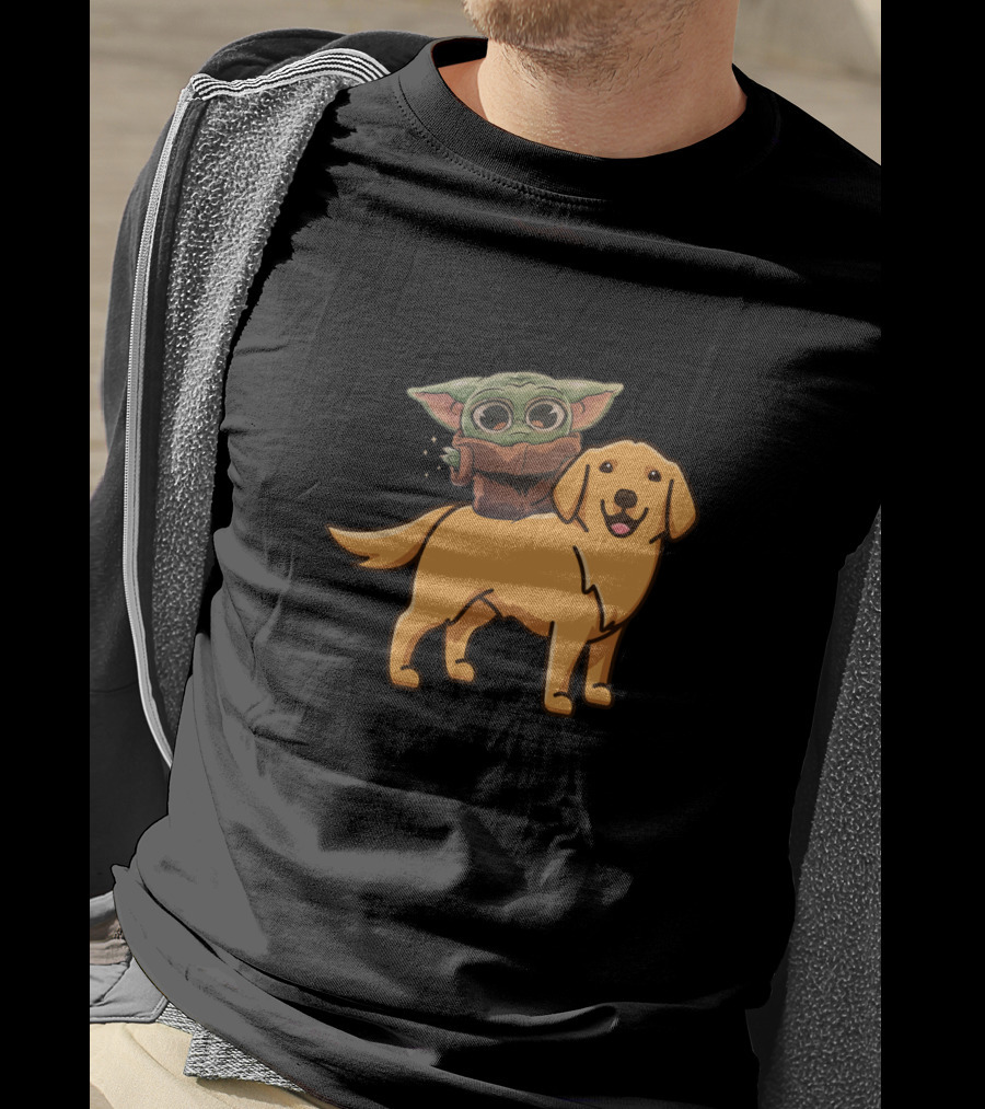 Grogu Golden Retriever T-Shirt