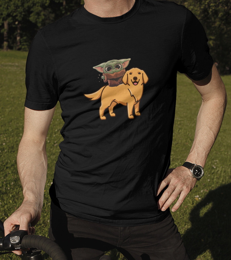 Grogu Golden Retriever T-Shirt