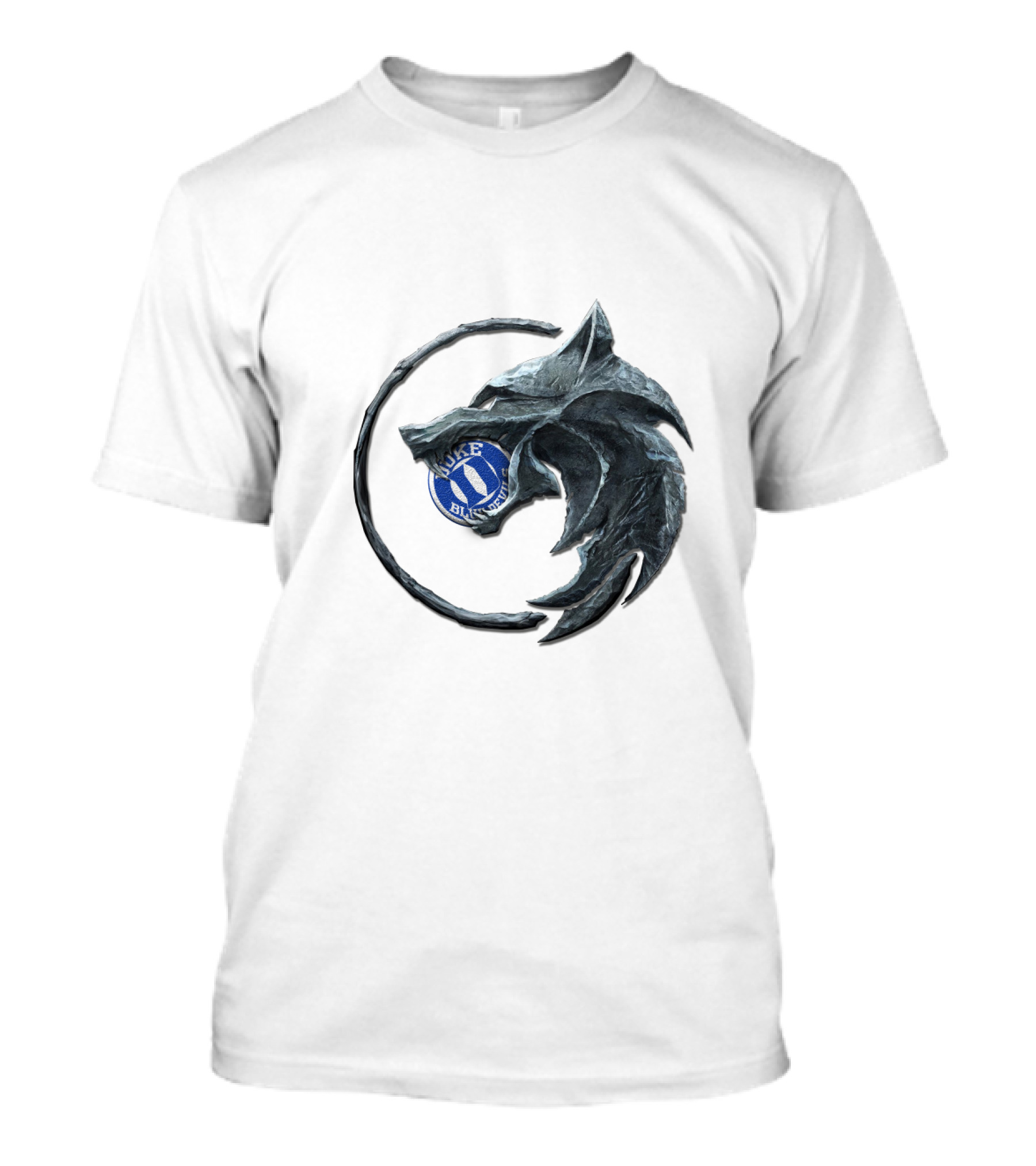 Duke Blue Devils Wolf Circle Crest Cht1Twnc1003 T-Shirt